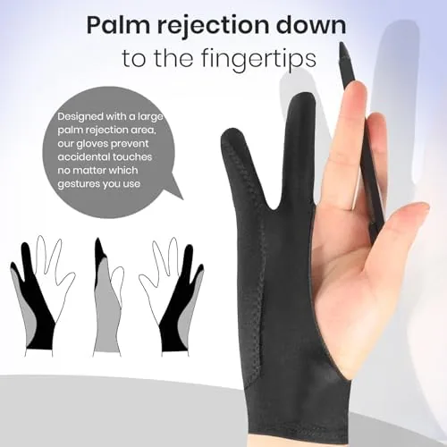 The Artist Drawing Glove: 3-Layer Palm Rejection for iPad & Drawing compared in context