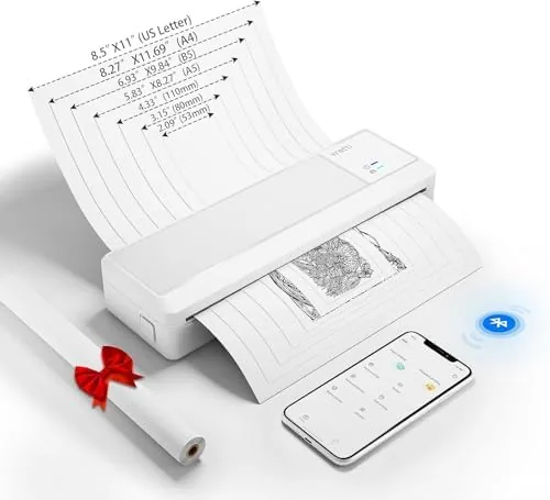 vretti P83 Portable Printers Wireless for Travel, A4 Portable Thermal Printer, Mobile Inkless Printer Review: Tested and Rated
