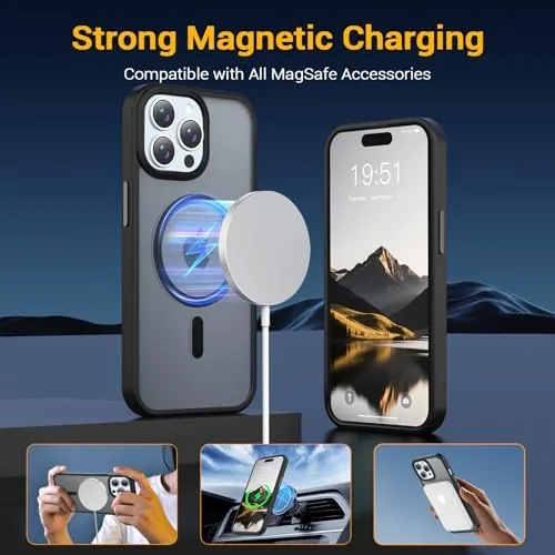 The for iPhone 15 Pro Max Case Black | Compatible with in real use