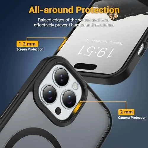 Another view of the for iPhone 15 Pro Max Case Black | Compatible with