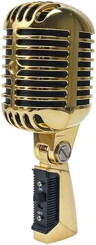 Vintage Retro Old School Microphone, Professional Classic Dynamic Wired Vocal Cardioid Mic For Karaoke Review: Tested and Rated