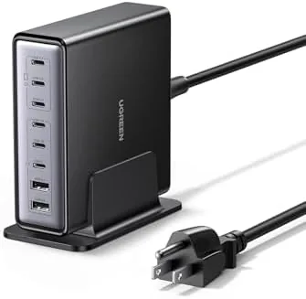 UGREEN Nexode 200W GaN USB C Charging Station, 8-Port Desktop Charger with PD 100W Review: Tested and Rated