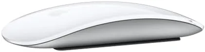 Underside of the Magic Mouse showing the Bluetooth switch and USB-C charging port