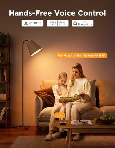 The Govee BR30 Smart Light Bulbs 850 LM, RGBWW E26 Base in real use