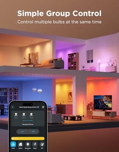 The Govee BR30 Smart Light Bulbs 850 LM, RGBWW E26 Base compared in context