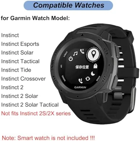 Close look at the 22mm Watch Band for Garmin Instinct 2 / Instinct 3 build quality