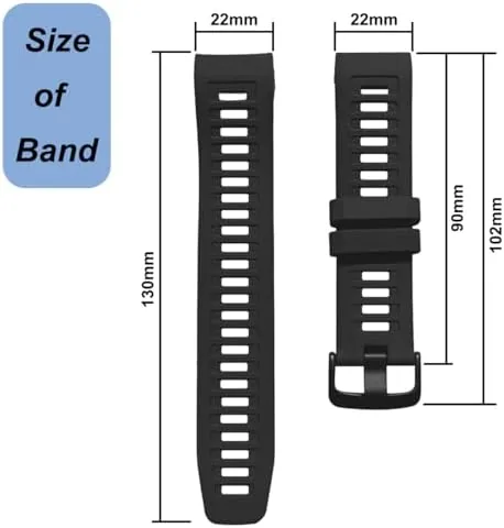 The 22mm Watch Band for Garmin Instinct 2 / Instinct 3 compared in context