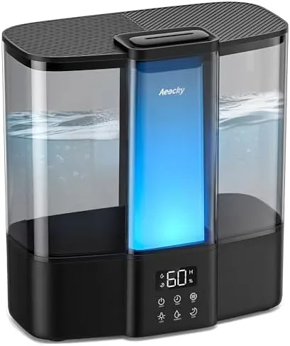 AEOCKY Geek-Level Ultrasonic Humidifier, 4L Top-Fill Cool Mist Diffuser | Air Humidifier for Baby Review: Tested and Rated