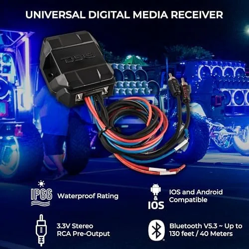 Close look at the DS18 BTC-Five Universal Wireless Bluetooth 5.3 Audio Receiver, Long Range build quality