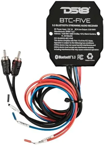 The DS18 BTC-Five Universal Wireless Bluetooth 5.3 Audio Receiver, Long Range compared in context