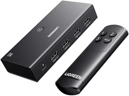 UGREEN HDMI Switch 3 in 1 Out, 4K@60Hz, with Remote, HDR10+, 3D, Dolby | Review: Tested and Rated