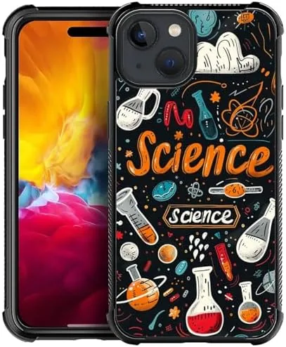 CARLOCA Compatible with iPhone 15 Case, Cartoon Chemical Apparatus Science Fashion Pattern Design for Review: Tested and Rated