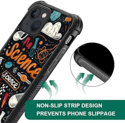 The CARLOCA Compatible with iPhone 15 Case, Cartoon Chemical Apparatus Science compared in context