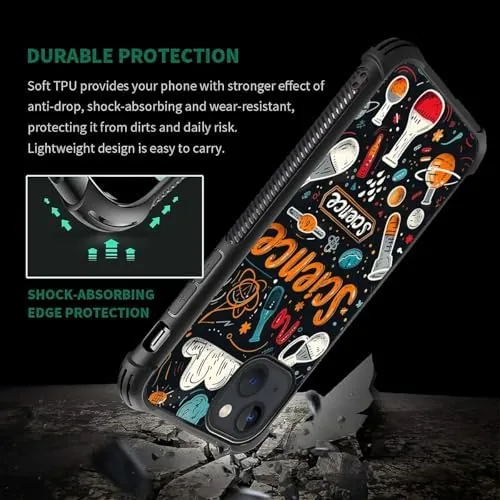 Testing the CARLOCA Compatible with iPhone 15 Case, Cartoon Chemical Apparatus Science over two weeks