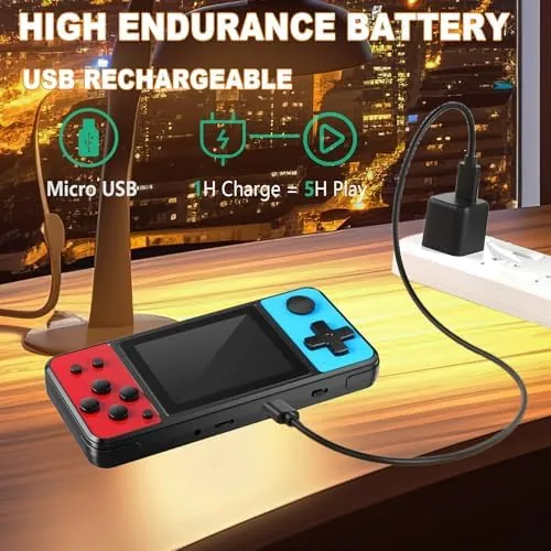 Handheld game packed in a travel bag ready for a trip