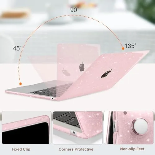 Detail shot of the MOSISO Compatible with MacBook Air 13 inch Case M5 M4 features
