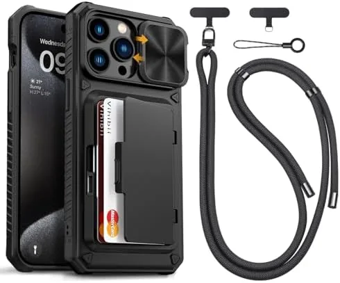 Vihibii for iPhone 15 Pro Max Case with Crossbody Lanyard Strap, Build-in Card Holder Review: Tested and Rated