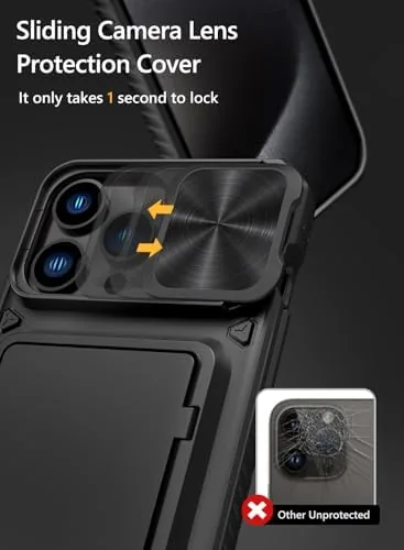 The Vihibii for iPhone 15 Pro Max Case with Crossbody Lanyard compared in context