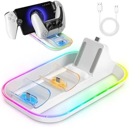 PlayStation Portal Charger Station Review: RGB Charging Dock for PS5