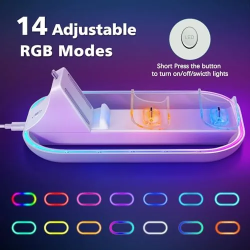 Comparison of the dual charger station with a single controller dock
