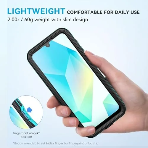 Another view of the Lanhiem for Samsung Galaxy A16 5G Case, IP68 Waterproof Dustproof
