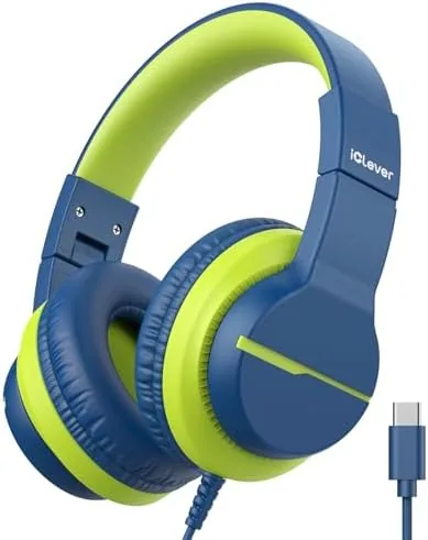 iClever HS19S Kids Headphones USB C, Over-Ear for Toddler Boys Girls School | SafeSound Review: Tested and Rated