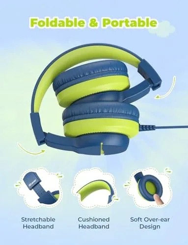 The iClever HS19S Kids Headphones USB C, Over-Ear for Toddler Boys compared in context
