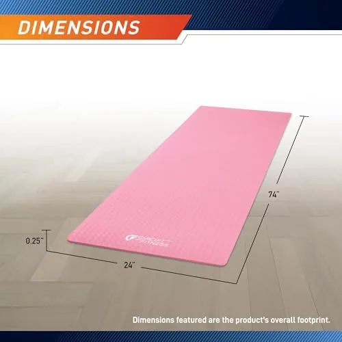 Close look at the Circuit Fitness by Marcy Non-Slip Multi-Purpose Exercise Yoga Mats with build quality
