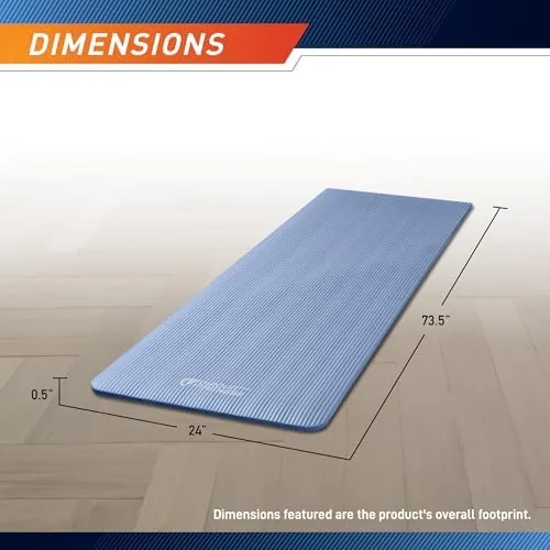 Close look at the Circuit Fitness by Marcy Non-Slip Multi-Purpose Exercise Yoga Mats with build quality