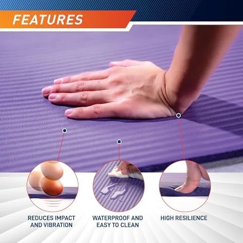 Another view of the Circuit Fitness by Marcy Non-Slip Multi-Purpose Exercise Yoga Mats with
