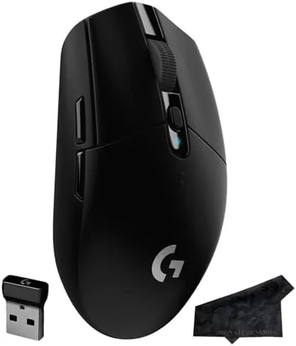 Logitech G305 Lightspeed wireless gaming mouse in black