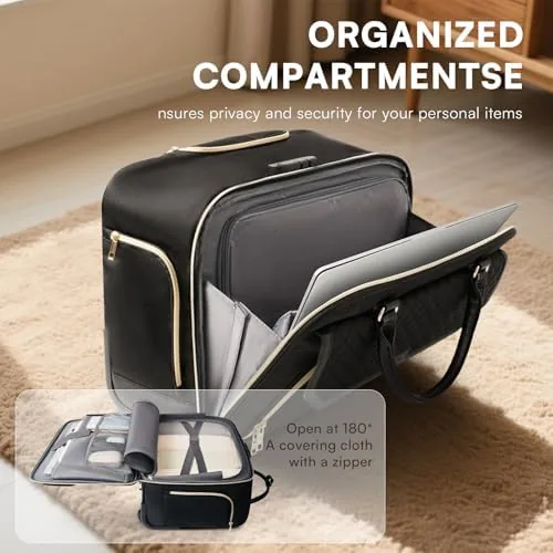 The Arcoyard Rolling Laptop Bag Women, Rolling Briefcase for Women for in real use