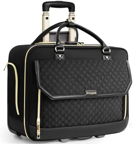 Arcoyard Rolling Laptop Bag Women, Rolling Briefcase for Women for Work, 17 Inch Computer Review: Tested and Rated