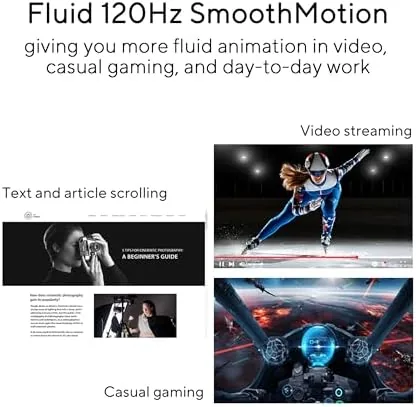 Casual gaming session on the VA249HG showing smooth motion