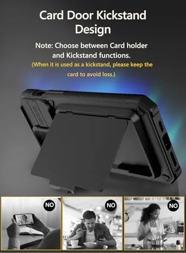 The Vihibii for iPhone 15 Pro Max Case Wallet with HD compared in context