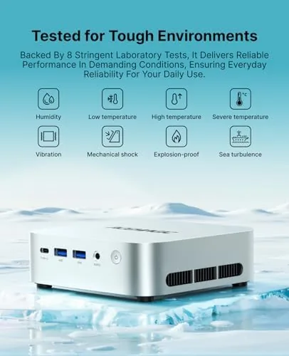 Mini PC compared with a traditional desktop tower on a desk