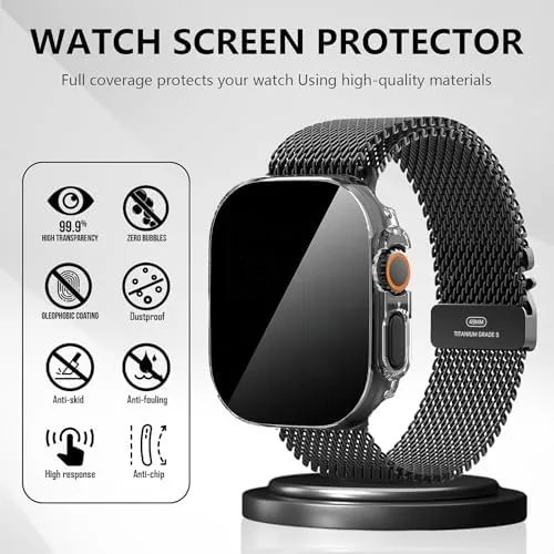 Another view of the Suoman for Apple Watch Series Ultra 3/2/1 49mm Privacy Protector