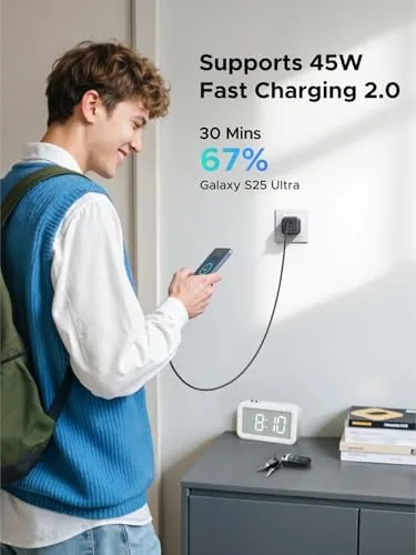 The UGREEN 45W USB C GaN Charger for iPhone 17, PPS in real use