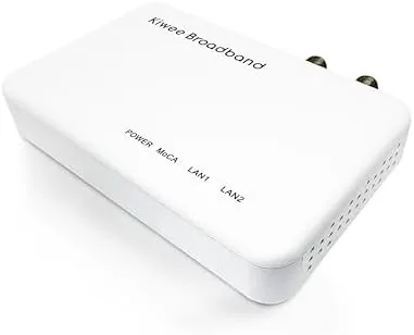 Another view of the Kiwee Broadband MoCA 2.5 Adapter with Dual 2.5GbE Ports (2-Pack)
