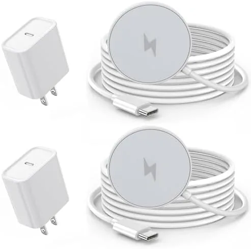 Overview of the [Apple MFi Certified]Magnetic Wireless Charger for iPhone 17 16 15,2Pack