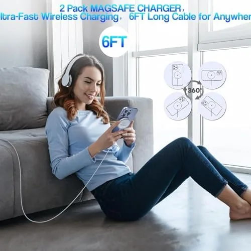 Testing the [Apple MFi Certified]Magnetic Wireless Charger for iPhone 17 16 15,2Pack over two weeks