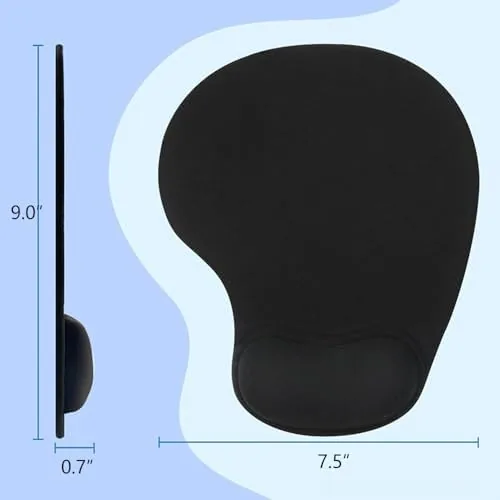 Testing the Ergonomic Mouse Pad with Wrist Rest, Gel Wrist Support Mousepad over two weeks