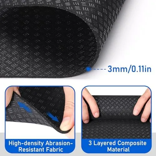 The TOBWOLF Non-Slip Workout Mat for Ellipse Leg Exerciser, Ellipse Machine in real use