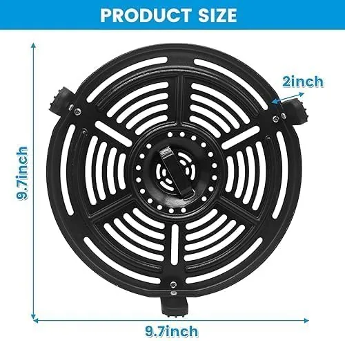 Close look at the GCQ Air fryer Accessories for Ninja FD302 6.5 Qt FD101 build quality