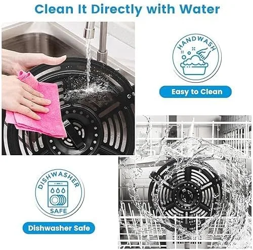 The GCQ Air fryer Accessories for Ninja FD302 6.5 Qt FD101 in real use