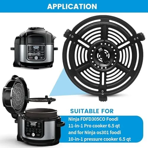 Another view of the GCQ Air fryer Accessories for Ninja FD302 6.5 Qt FD101