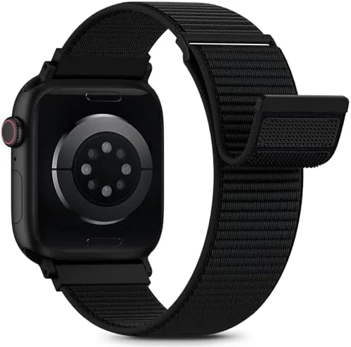 Overview of the Nylon Sport Loop Band Compatible with Apple Watch Bands 44mm