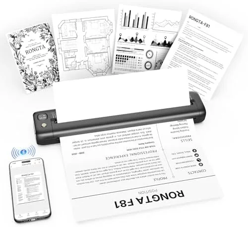 Rongta Portable Printers Wireless for Travel, Bluetooth Mobile Printer, Thermal Inkless Printer for School/Office/Home Review: Tested and Rated