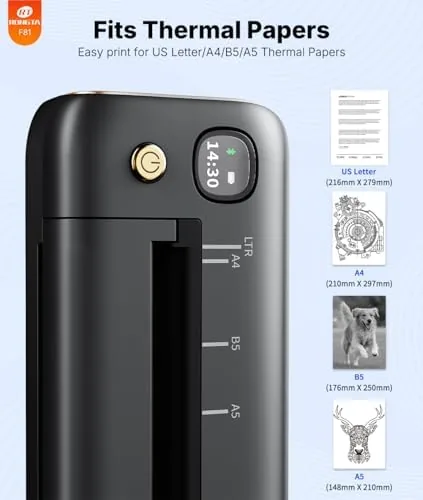 The Rongta Portable Printers Wireless for Travel, Bluetooth Mobile Printer, Thermal in real use