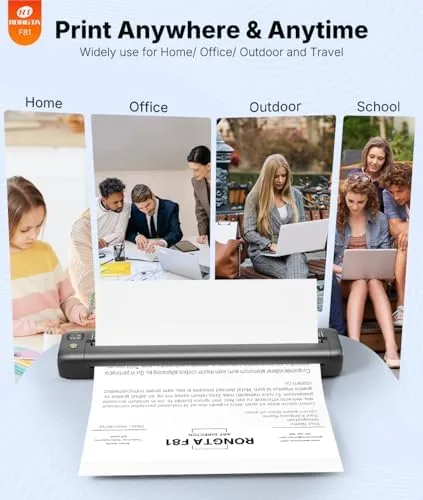 The Rongta Portable Printers Wireless for Travel, Bluetooth Mobile Printer, Thermal compared in context